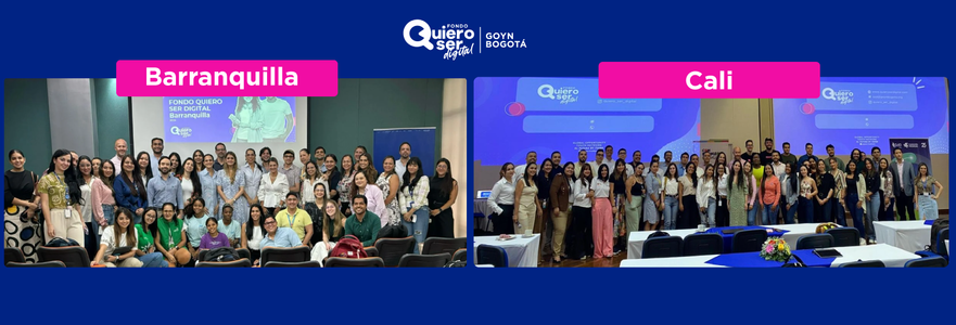 El Fondo Quiero Ser Digital expande su alcance a Cali y Barranquilla para apoyar a los jóvenes en el sector digital. 